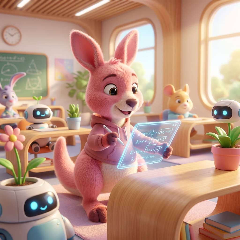 Interactive learning AI