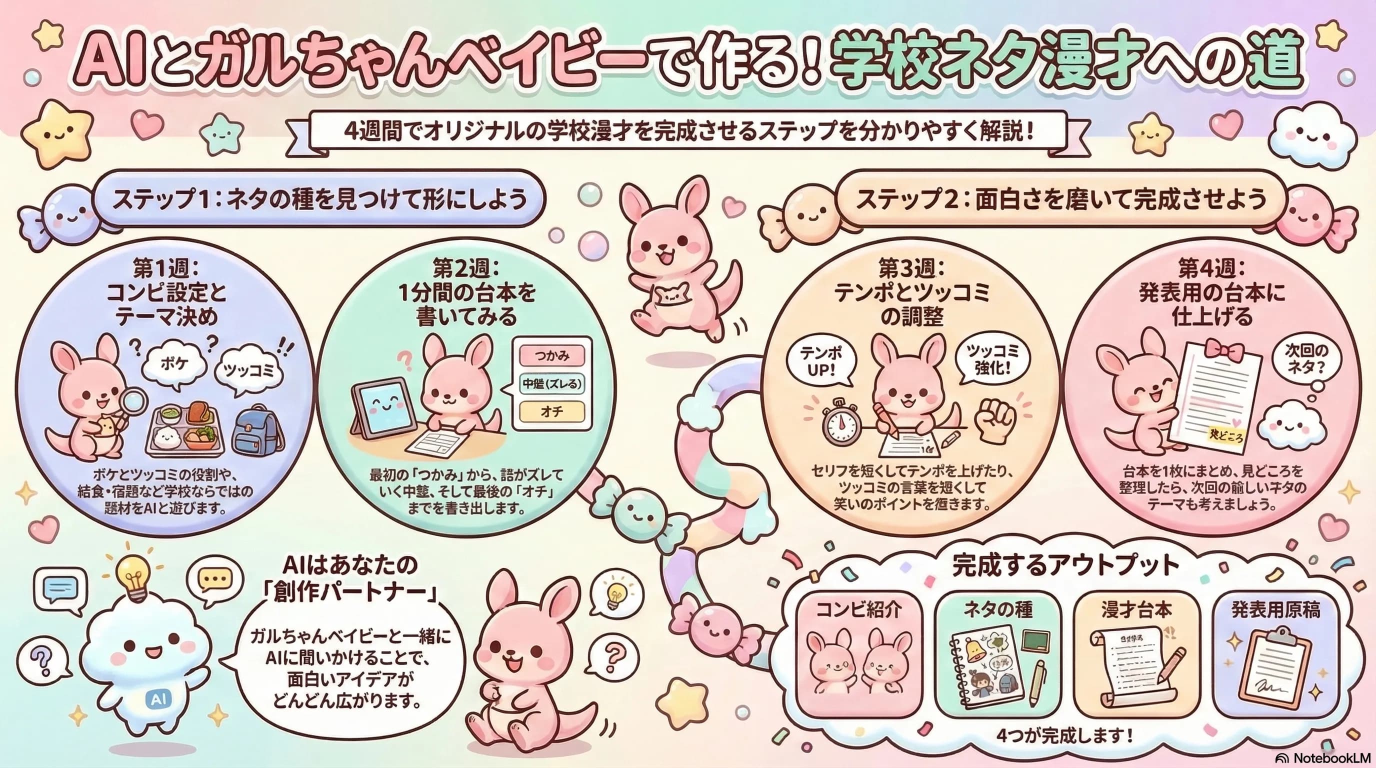 Create a School-Themed Manzai Routine